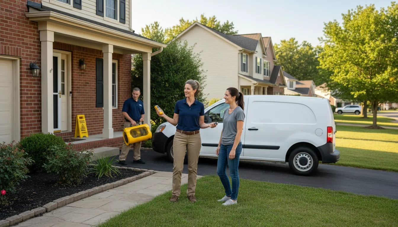 Water restoration image for Home Water Damage Repair in Trosper, KY